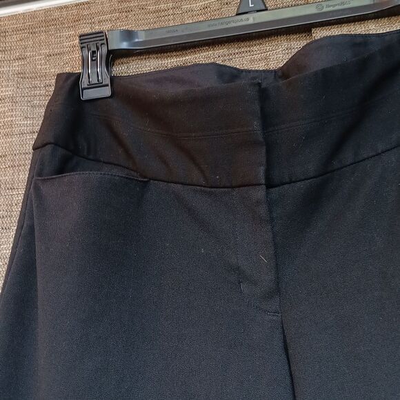 Express Black Wide Leg Pants Size 4L - Picture 3 of 7